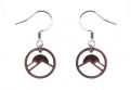 Drewniane kolczyki Sunset Earrings