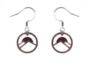 Drewniane kolczyki Sunset Earrings