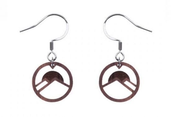 Drewniane kolczyki Sunset Earrings