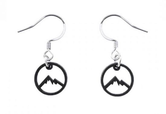Drewniane kolczyki Mountains Earrings