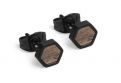 Metalowe kolczyki Apis Nox Earrings Hexagon