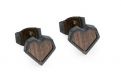 Metalowe kolczyki Apis Nox Earrings Heart