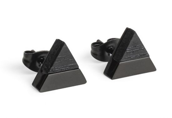 Metalowe kolczyki Nox Earrings Triangle