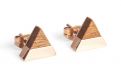 Metalowe kolczyki Rea Earrings Triangle