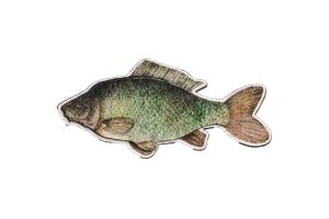 Drewniana broszka Karp – od Epipi