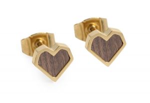 Metalowe kolczyki Aurum Earrings Heart