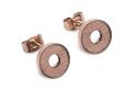 Metalowe kolczyki Lumen Earrings Circle