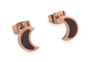 Metalowe kolczyki Rose Earrings Halfmoon