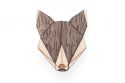 Drewniana broszka Wolf Brooch