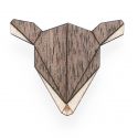 Drewniana broszka Doe Brooch