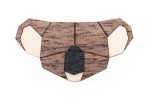 Drewniana broszka Koala Brooch