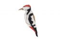 Drewniana broszka Woodpecker Brooch