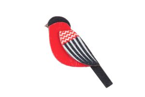 Drewniana broszka Zigzag Cutebird Brooch