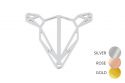 Metalowa broszka Doe Steel Brooch