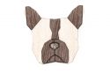 Drewniana broszka French Bulldog Brooch