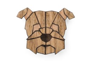 Drewniana broszka Herman Brooch