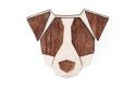 Drewniana broszka Jack Russell Brooch