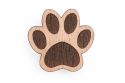 Drewniana broszka Paw Brooch
