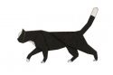Drewniana broszka Walking Cat Brooch