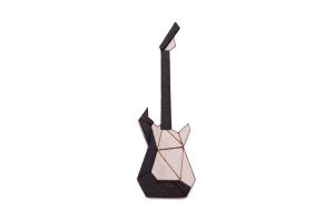 Drewniana broszka Electric Guitar Brooch