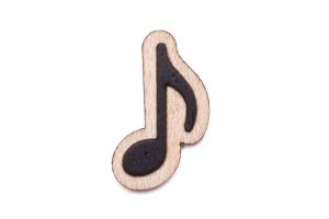 Drewniana broszka Tone Brooch