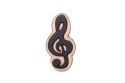 Drewniana broszka Treble Clef Brooch