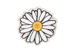 Drewniana broszka Daisy Bloom Brooch
