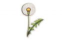 Drewniana broszka Dandelion Brooch