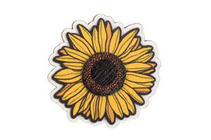 Drewniana broszka Sunflower Bloom Brooch
