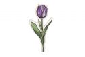 Drewniana broszka Tulip Brooch