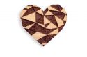 Drewniana broszka Love Brooch