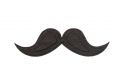 Drewniana broszka Moustache Brooch