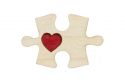 Drewniana broszka Puzzle 1 Brooch