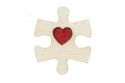 Drewniana broszka Puzzle 2 brooch