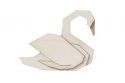 Drewniana broszka White Swan Brooch