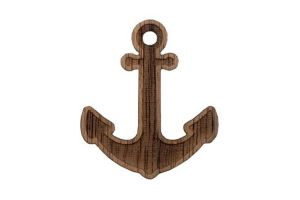 Drewniana broszka Anchor Brooch