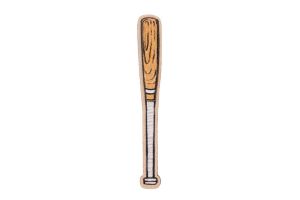 Drewniana broszka Baseball bat Brooch