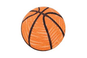 Drewniana broszka Basketball ball Brooch