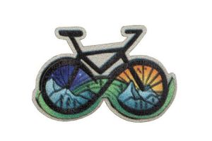 Drewniana broszka Bike Brooch