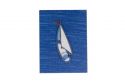 Drewniana broszka Boat at sea Brooch Drewniana broszka Boat at sea Brooch
