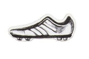 Drewniana broszka Football boot Brooch