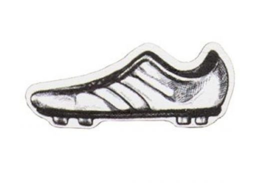 Drewniana broszka Football boot Brooch