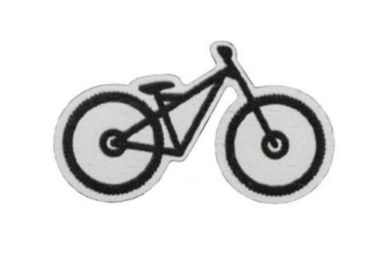 Drewniana broszka Mountain bike Brooch