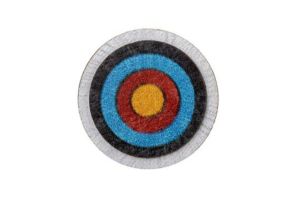 Drewniana broszka Target Brooch