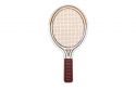 Drewniana broszka Tennis bat Brooch