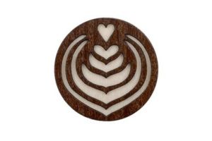 Dreweniana broszka Latté Art Brooch