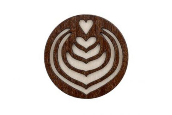 Dreweniana broszka Latté Art Brooch