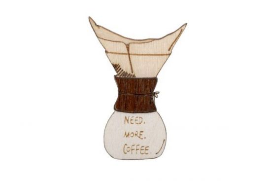 Dreweniana broszka Need Coffee Brooch