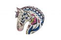 Drewniana broszka White horse Brooch