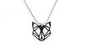 Drewiany wisiorek Black Foxy Pendant